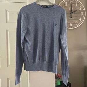 Polo Ralph Lauren Sweater Shirt Men’s Crew Neck Cashmere Cotton Blend